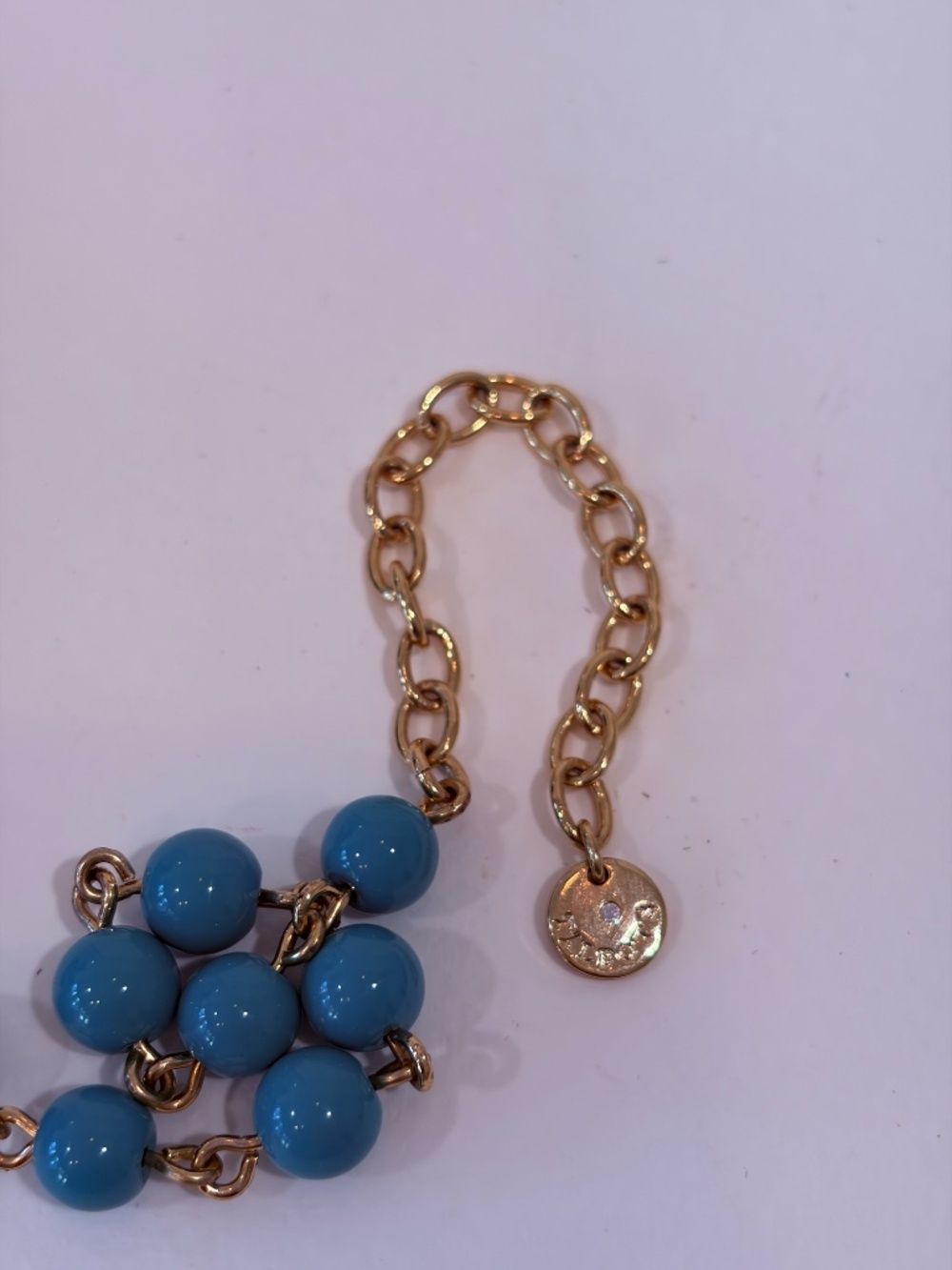 Spartina 449 Turquoise Red Beaded Tassel Necklace & Earrings Set - Picture 7 of 7